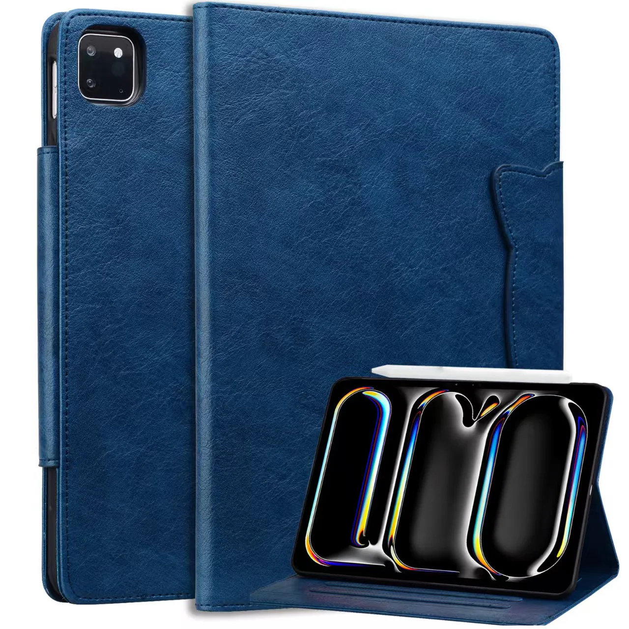 Apple iPad 5/6 9.7'' 5/6th Gen (2017/2018) Business Retro Matte Leather Protective Case - Image 5
