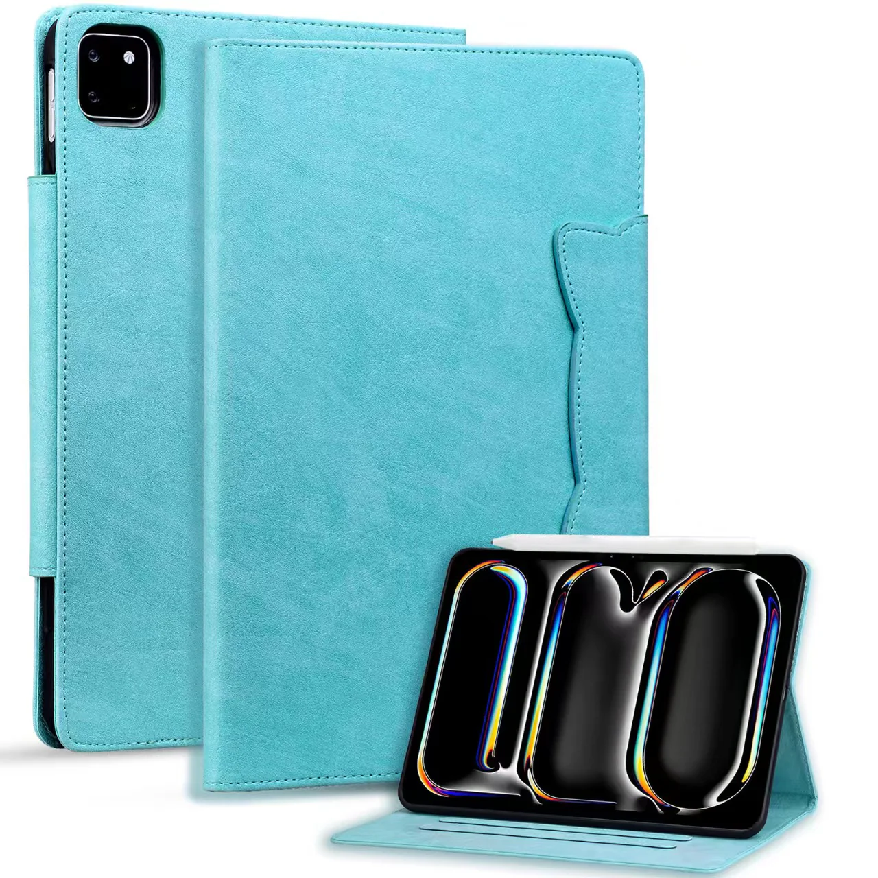Apple iPad 5/6 9.7'' 5/6th Gen (2017/2018) Business Retro Matte Leather Protective Case - Image 6