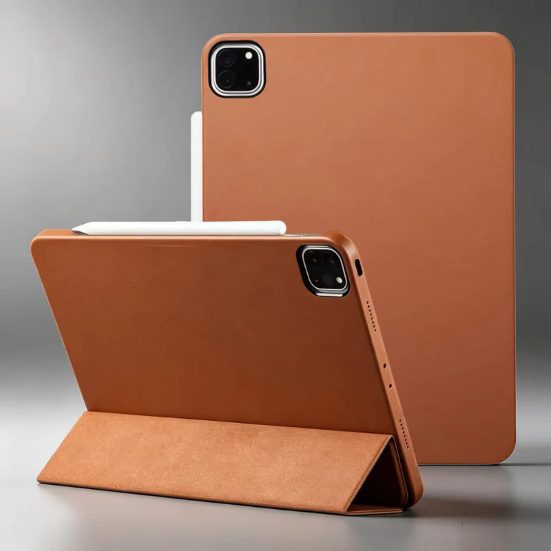 Apple iPad Air 4/5 10.9'' 4/5th Gen (2020/2021) Genuine Leather Full-protection Shockproof Case