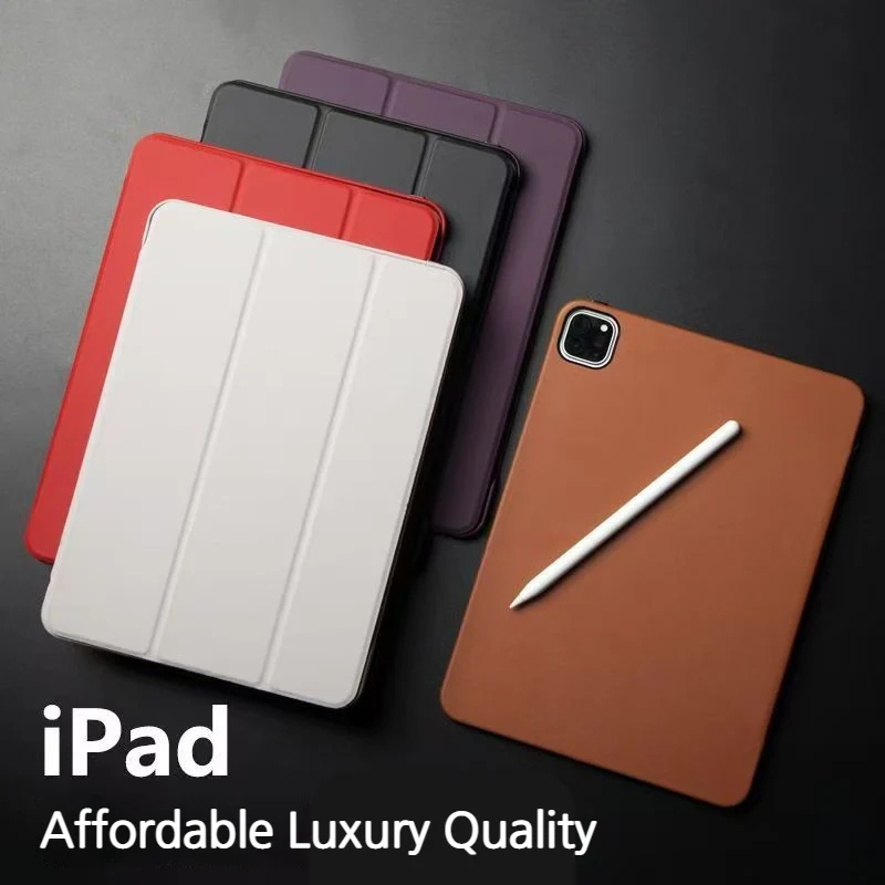 Apple iPad Air 4/5 10.9'' 4/5th Gen (2020/2021) Genuine Leather Full-protection Shockproof Case - Image 2