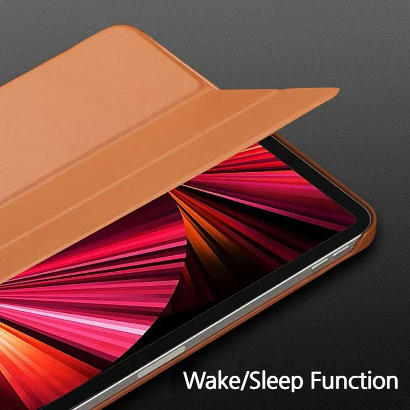 Apple iPad Air 4/5 10.9'' 4/5th Gen (2020/2021) Genuine Leather Full-protection Shockproof Case - Image 3