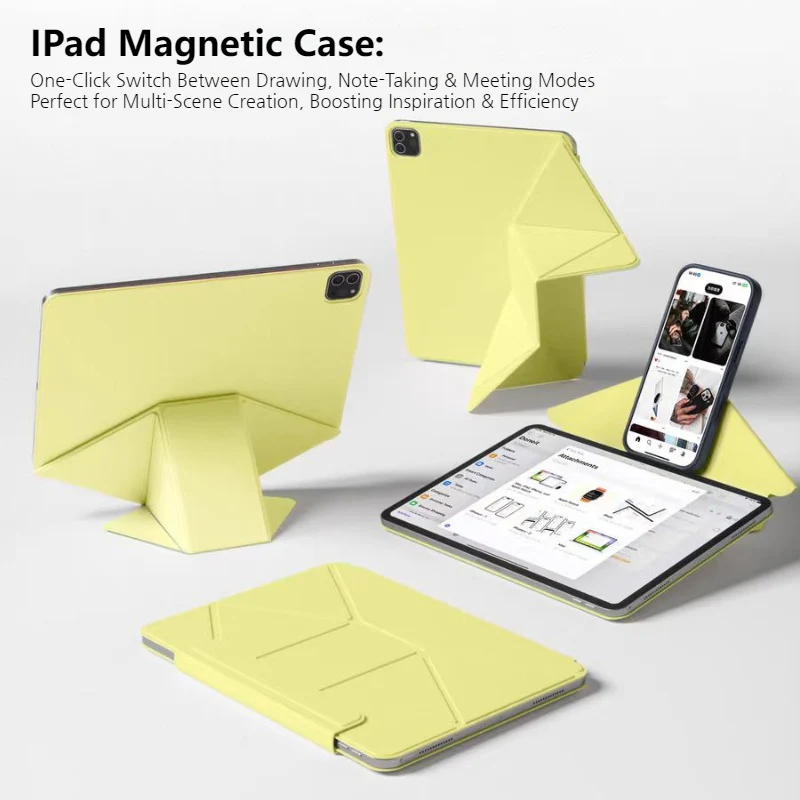 Apple iPad Mini 6/7 8.3'' 6/7th Gen (2021/2024) Multifunctional Dual-Sided Magnetic Foldable Case - Image 9