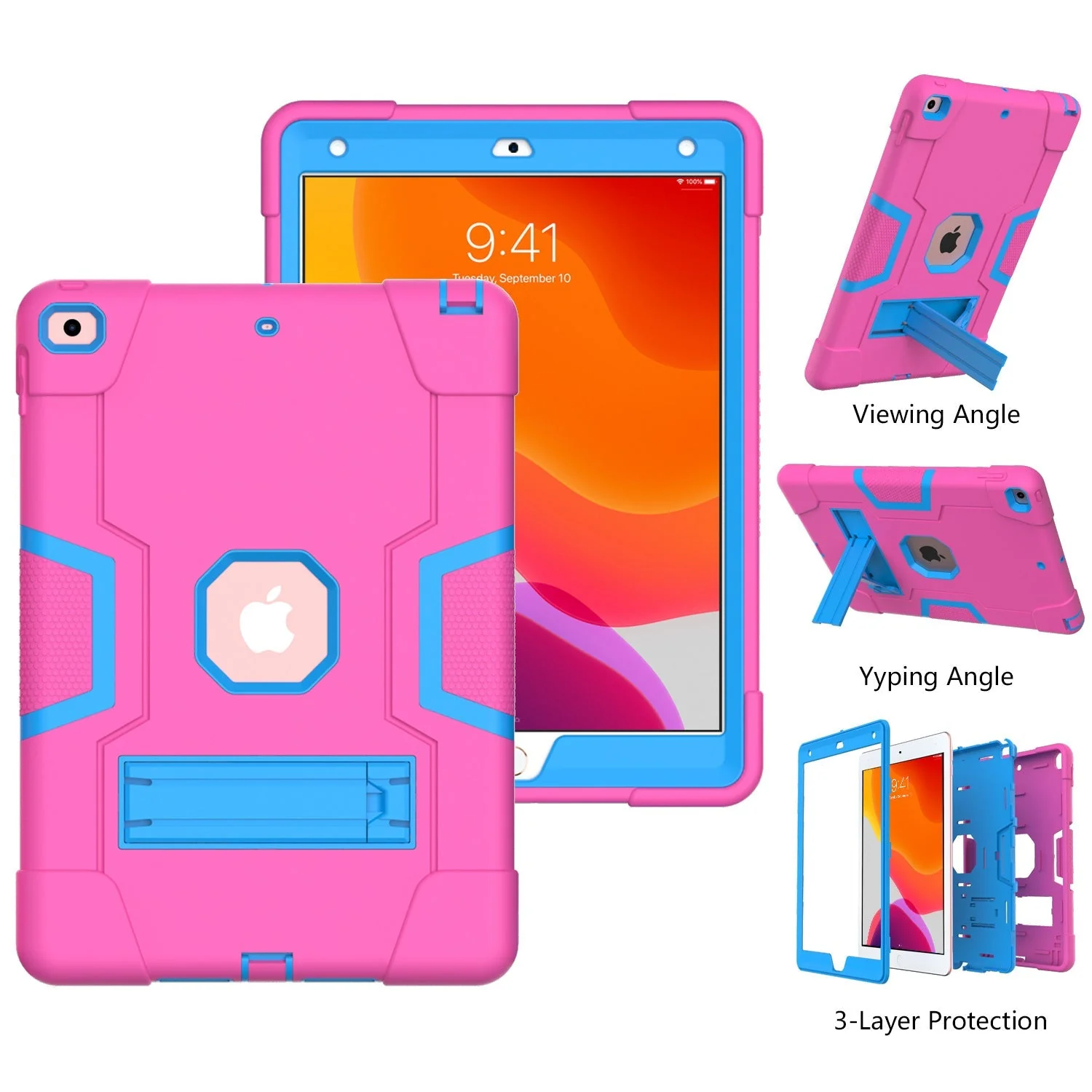 Apple iPad Mini 6/7 8.3'' 6/7th Gen (2021/2024) Defender Heavy Duty Drop Proof Rugged Stand Case - Image 8