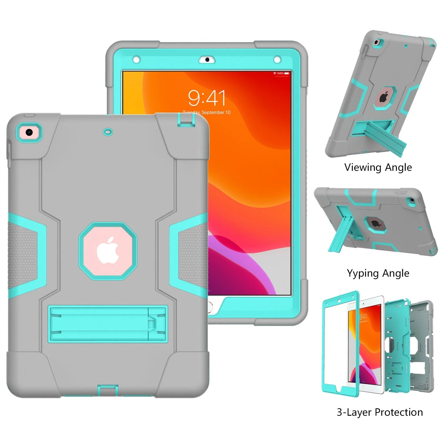 Apple iPad Mini 6/7 8.3'' 6/7th Gen (2021/2024) Defender Heavy Duty Drop Proof Rugged Stand Case - Image 9