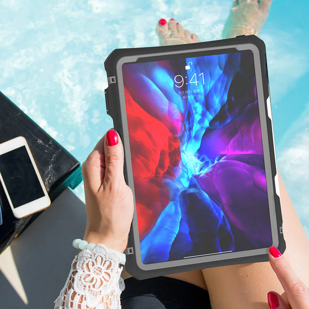 Apple iPad Pro 11" 2020 & 2021 & 2022 Version Shellbox Waterproof Heavy Duty Lifeproof Style Case - Image 5