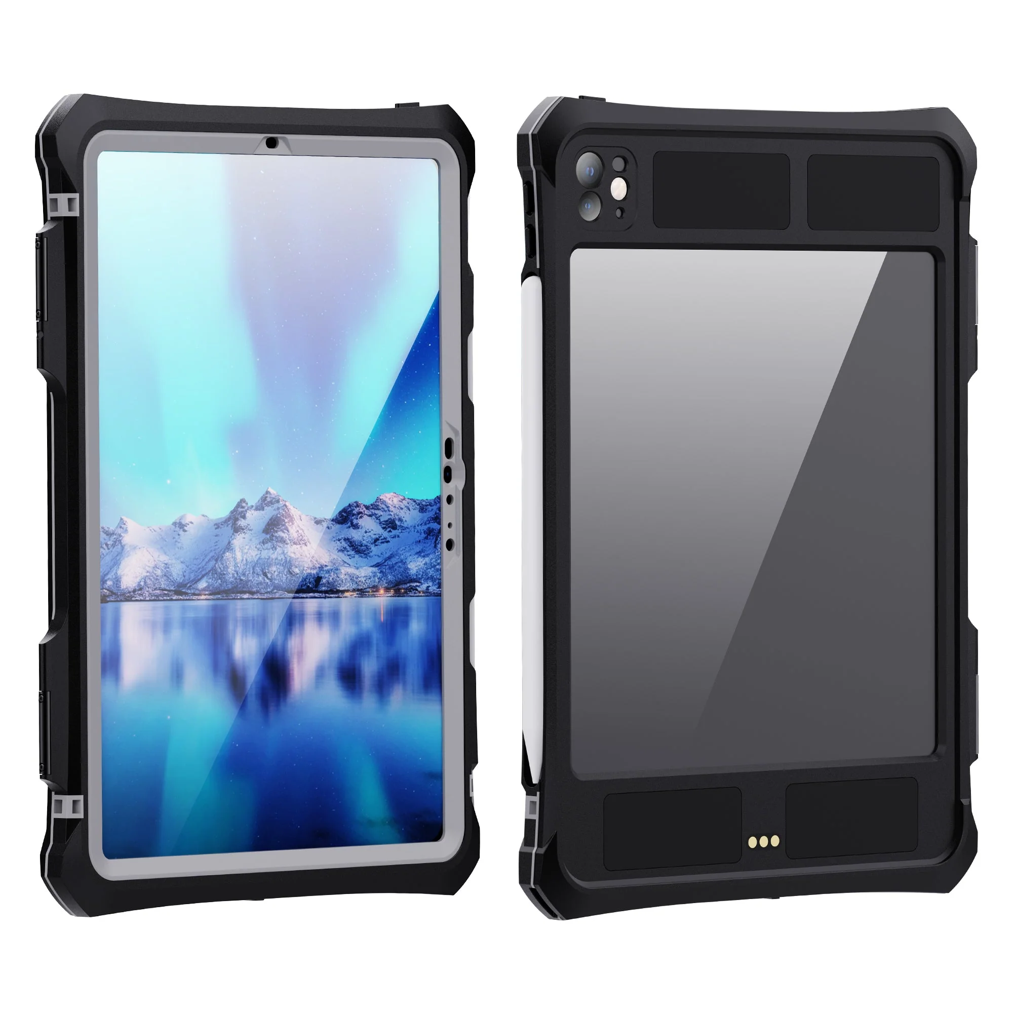 Apple iPad Pro 11-inch M4/M5 (2024/2025) Full Covered Waterproof Heavy Duty Tough Armor Case - Image 9