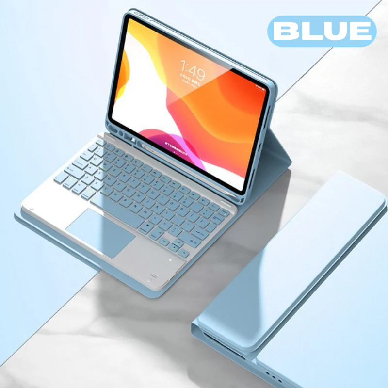 Apple iPad Pro 12.9" 3rd/4/5/6th & Air 13” M2/M3/M4 Smart Wireless Keyboard Flip Case With Backlit - Image 17
