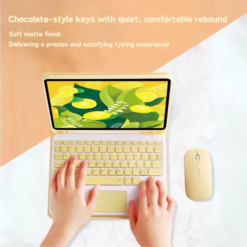 Apple iPad Pro 12.9" 3rd/4/5/6th & Air 13” M2/M3/M4 Smart Wireless Keyboard Flip Case With Backlit - Image 9