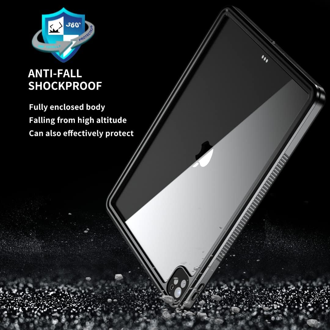 Apple iPad Pro 12.9" 3rd Gen 2018 Version Shellbox Waterproof Heavy Duty Lifeproof Style Case - Image 5