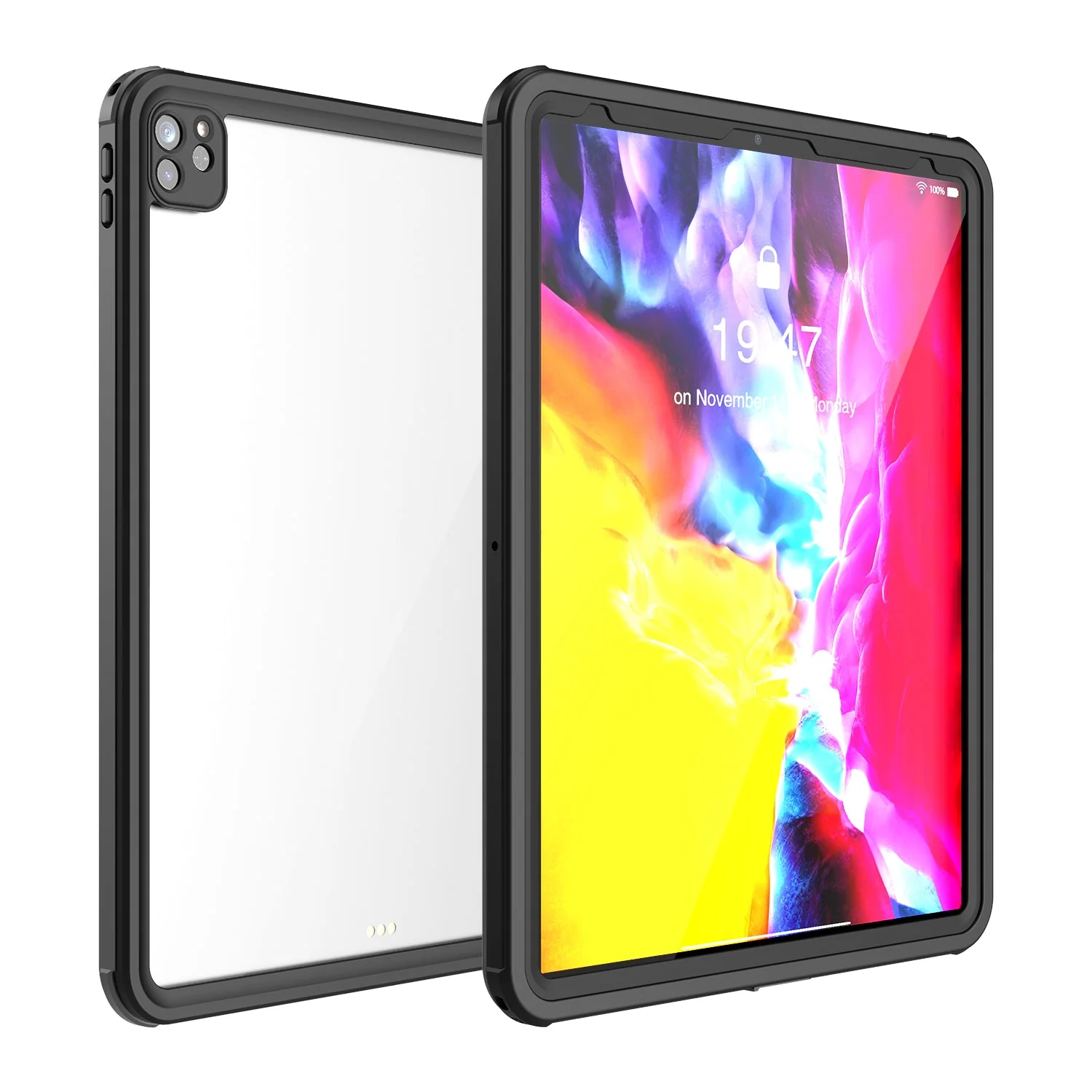 Apple iPad Pro 12.9" 4th Gen 2020 Version Shellbox Waterproof Heavy Duty Lifeproof Style Case - Image 9