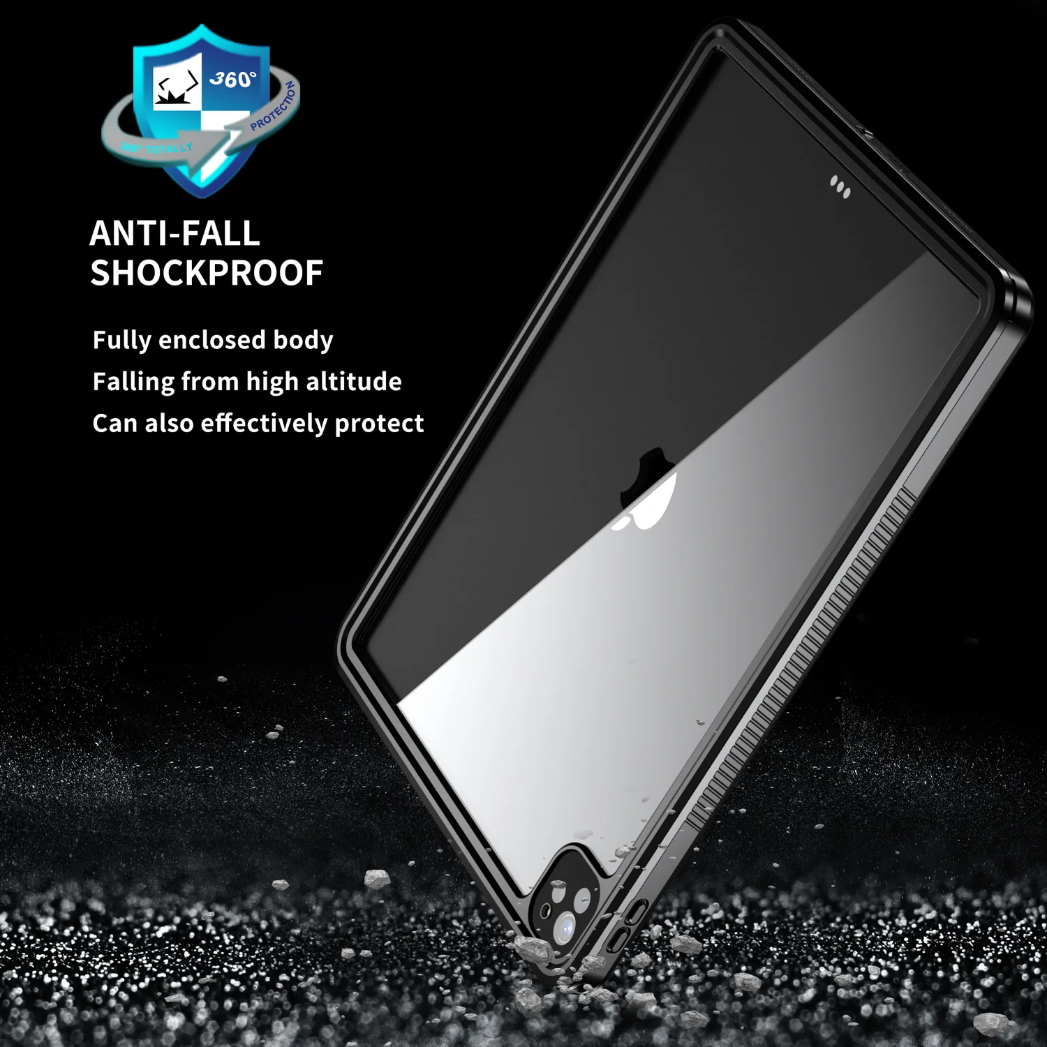 Apple iPad Pro 12.9-inch 5/6th Gen (2021/2022) Shellbox Waterproof Heavy Duty Lifeproof Style Case - Image 5