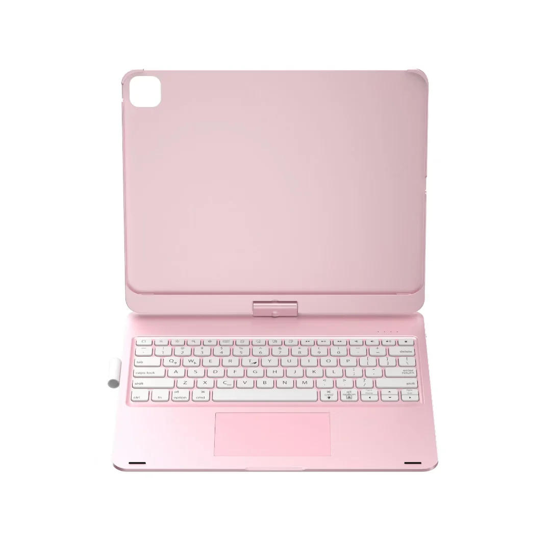 Apple iPad Pro 13-inch M4/M5 (2024/2025) 360° Rotating Wireless Touchpad Keyboard Flip Cover Case - Image 18
