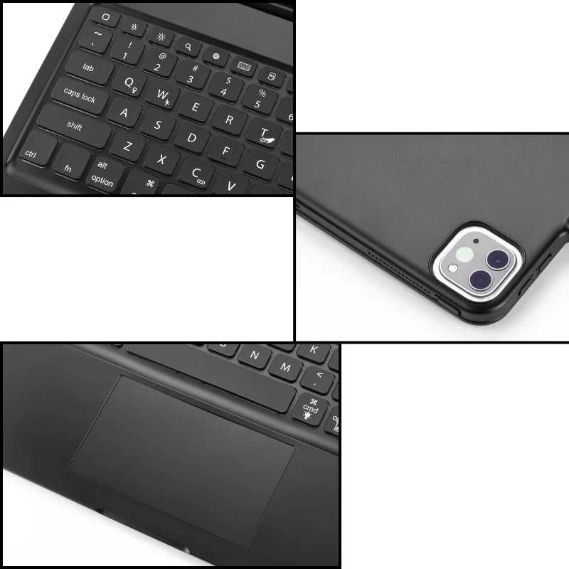 Apple iPad Mini 6/7 8.3'' 6/7th Gen (2021/2024) 360° Rotating Wireless Touchpad Keyboard Flip Cover Case - Image 3