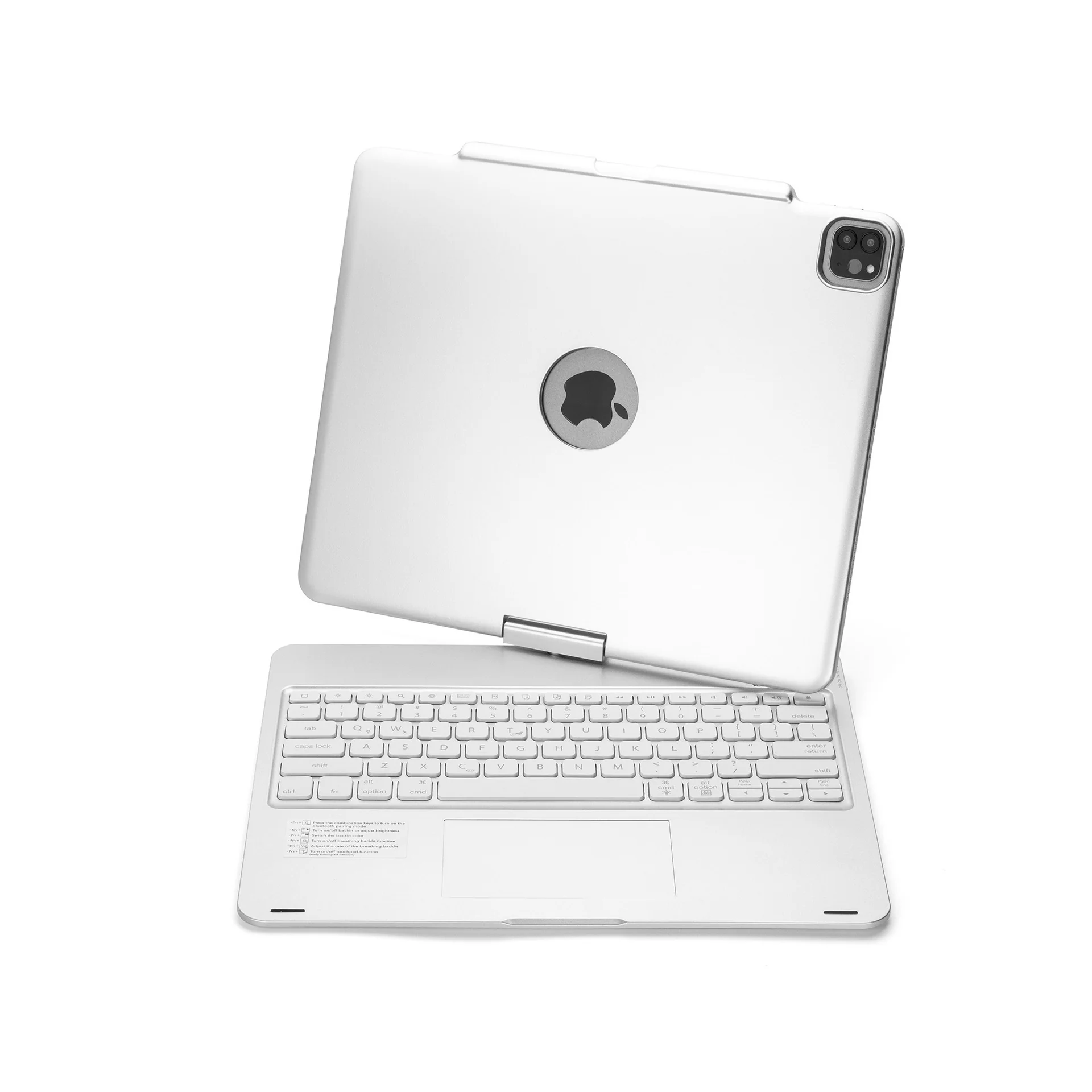 Apple iPad Pro 13-inch M4/M5 (2024/2025) 360° Rotating Wireless Touchpad Keyboard Flip Cover Case - Image 3