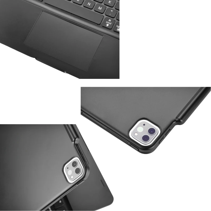 Apple iPad Pro 13-inch M4/M5 (2024/2025) 360° Rotating Wireless Touchpad Keyboard Flip Cover Case - Image 5