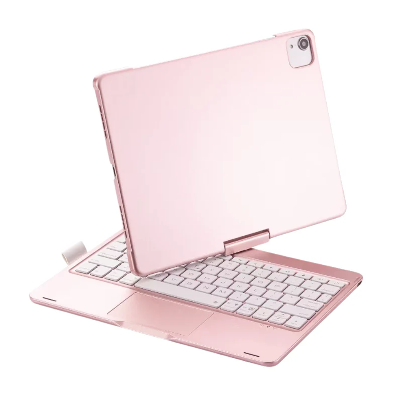 Apple iPad Mini 6/7 8.3'' 6/7th Gen (2021/2024) 360° Rotating Wireless Touchpad Keyboard Flip Cover Case - Image 2