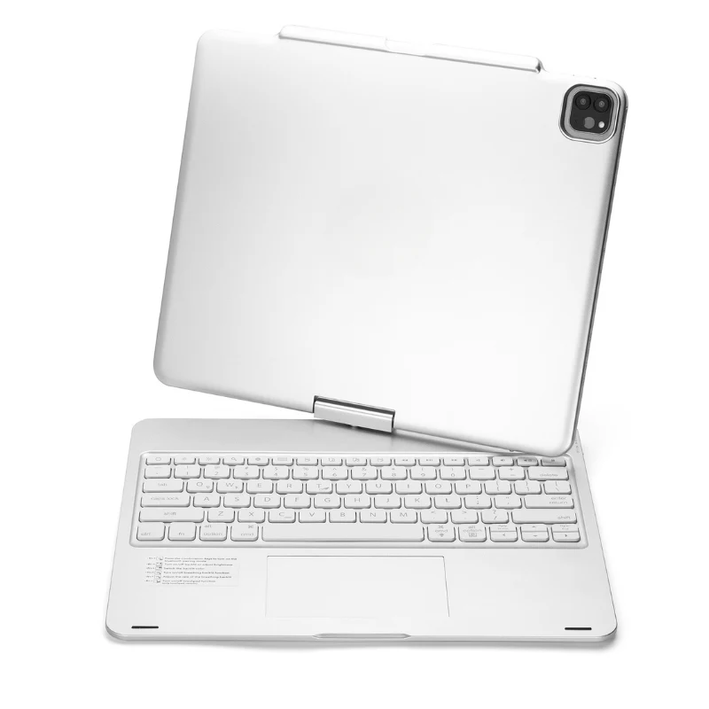 Apple iPad Pro 13-inch M4/M5 (2024/2025) 360° Rotating Wireless Touchpad Keyboard Flip Cover Case - Image 9