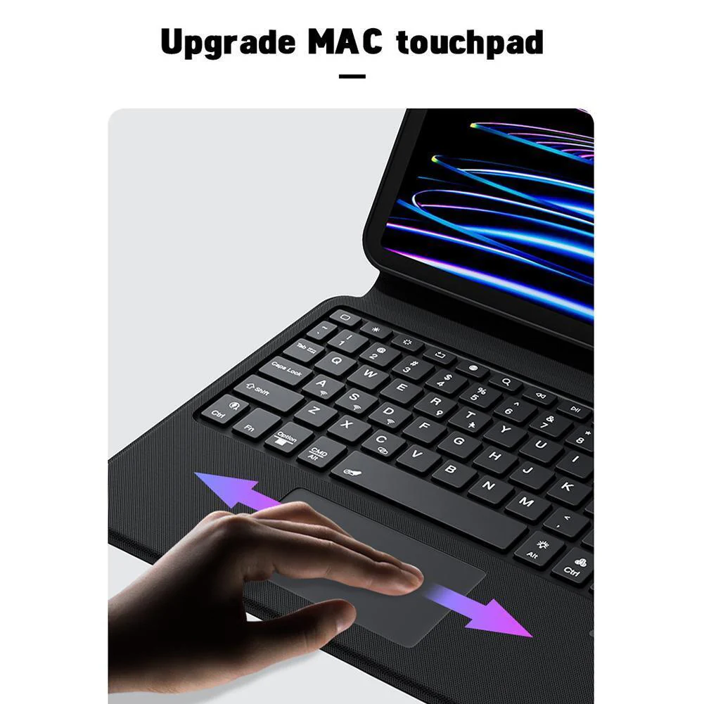 Apple iPad Pro 13-inch M4/M5 (2024/2025) - Magnetic Suspension Magic 360 Rotation Detachable Smart Wireless Trackpad Keyboard Case With Backlit - Image 14