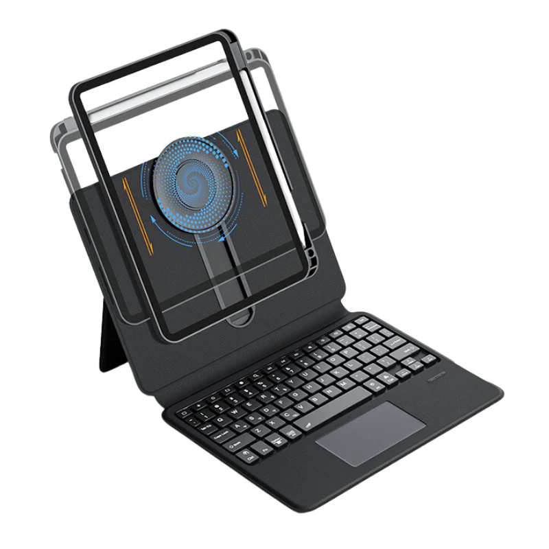 Apple iPad Pro 13-inch M4/M5 (2024/2025) - Magnetic Suspension Magic 360 Rotation Detachable Smart Wireless Trackpad Keyboard Case With Backlit - Image 18