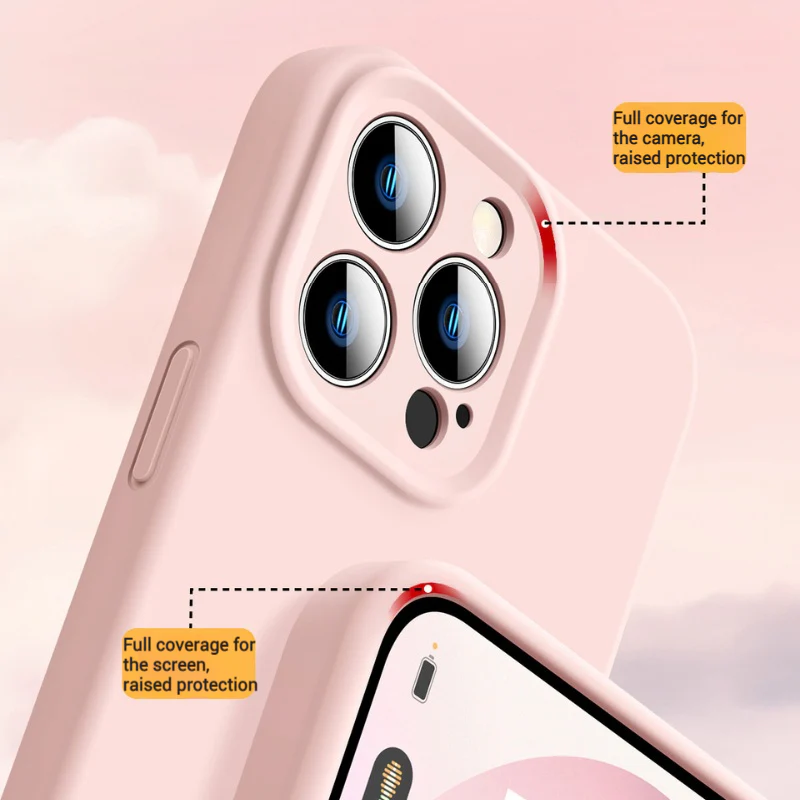 Apple iPhone 16/Pro/Plus/Pro Max Liquid Silicone Anti-drop Dirt-resistant Essentials Series Case - Image 9