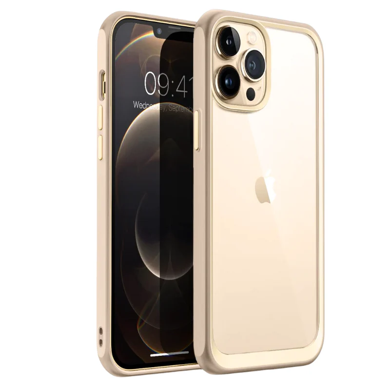 Apple iPhone 13/Mini/Pro/Pro Max Transparent Slim Protection Hybrid Shockproof Essentials Series Case - Image 10