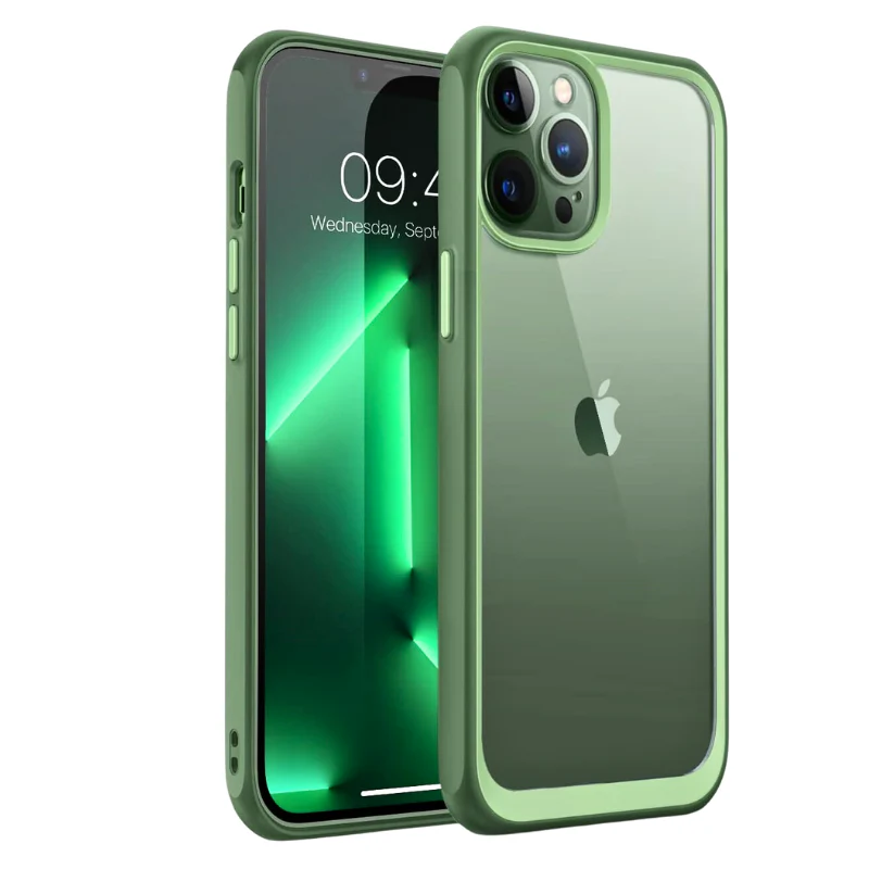 Apple iPhone 13/Mini/Pro/Pro Max Transparent Slim Protection Hybrid Shockproof Essentials Series Case - Image 11