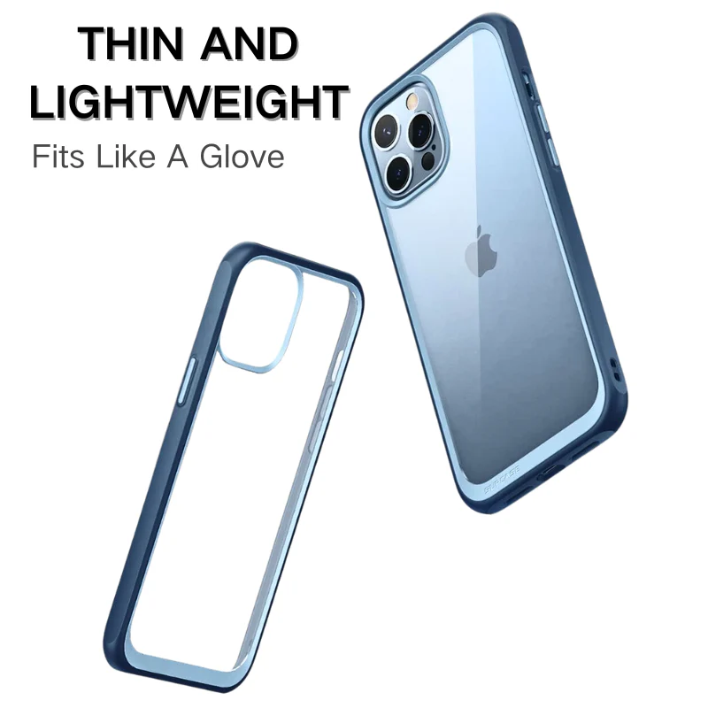 Apple iPhone 13/Mini/Pro/Pro Max Transparent Slim Protection Hybrid Shockproof Essentials Series Case - Image 3