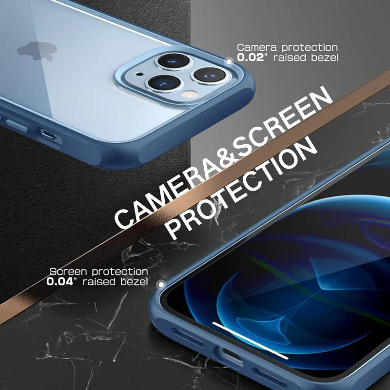 Apple iPhone 13/Mini/Pro/Pro Max Transparent Slim Protection Hybrid Shockproof Essentials Series Case - Image 6
