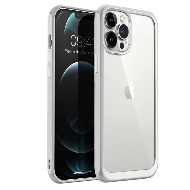 Apple iPhone 13/Mini/Pro/Pro Max Transparent Slim Protection Hybrid Shockproof Essentials Series Case - Image 8