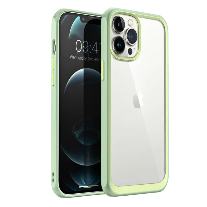 Apple iPhone 13/Mini/Pro/Pro Max Transparent Slim Protection Hybrid Shockproof Essentials Series Case - Image 9
