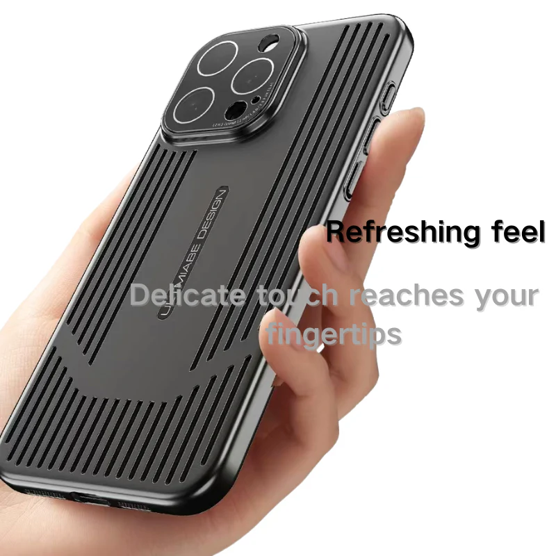 Apple iPhone 15/Pro/Pro Max Ultra-thin Hollow Shockproof Essentials Series Case - Image 5