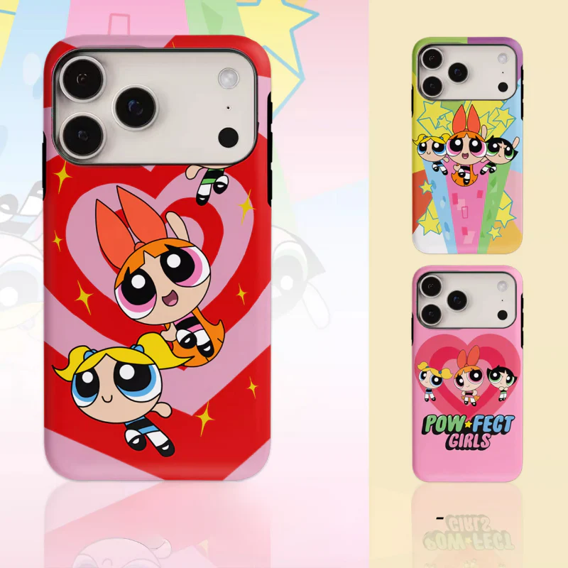 Apple iPhone 17/Air/Pro/Max - Powerpuff Girls Shockproof Protective Case - Image 5