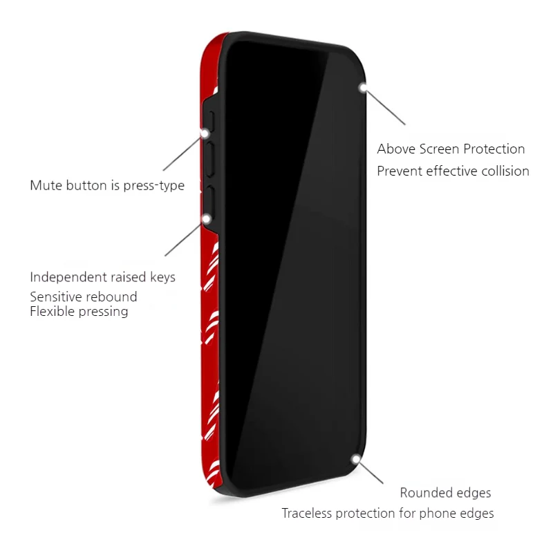 Apple iPhone 16/Pro/Pro Max/Plus - Christmas Candy Full-Body Shockproof Case - Image 7