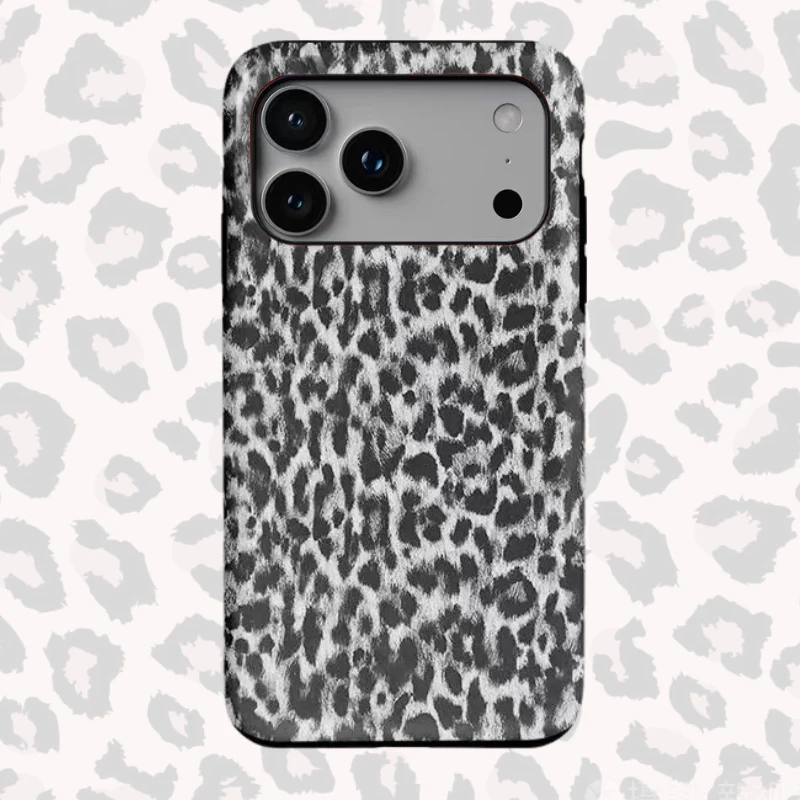 Apple iPhone 16/Pro/Pro Max/Plus - Leopard Print Double-Layer Shockproof Phone Case - Image 4
