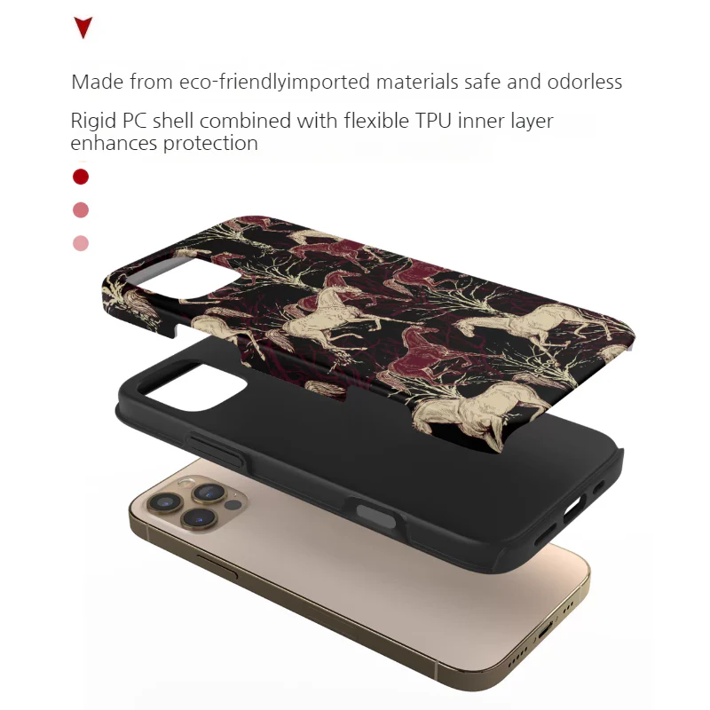 Apple iPhone 17/Air/Pro/Max - Retro Mustang Creative Shockproof Phone Case - Image 9