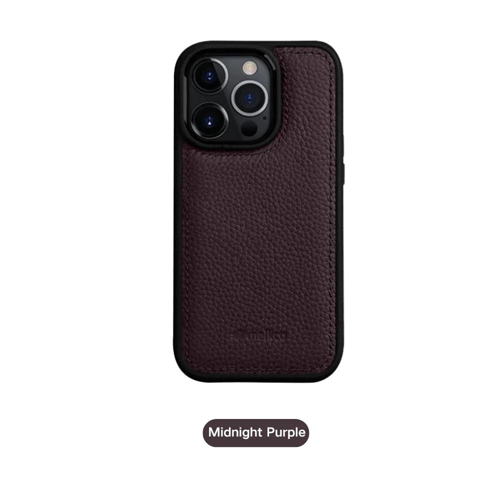 Apple iPhone 16/Plus/Pro/Max - Business Drop Proof Silicone + Cowhide Genuine Leather Series Case - Image 6