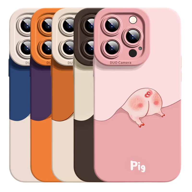 Apple iPhone 16/Plus/Pro/Pro Max Ultra-thin Liquid Silicone Shockproof Essentials Series Case - Image 3