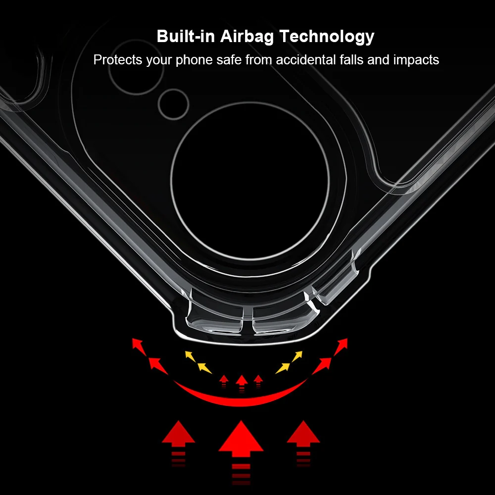 Apple iPhone 16e & 17e - Silicone Material Airbag Shockproof Protective Case - Image 2