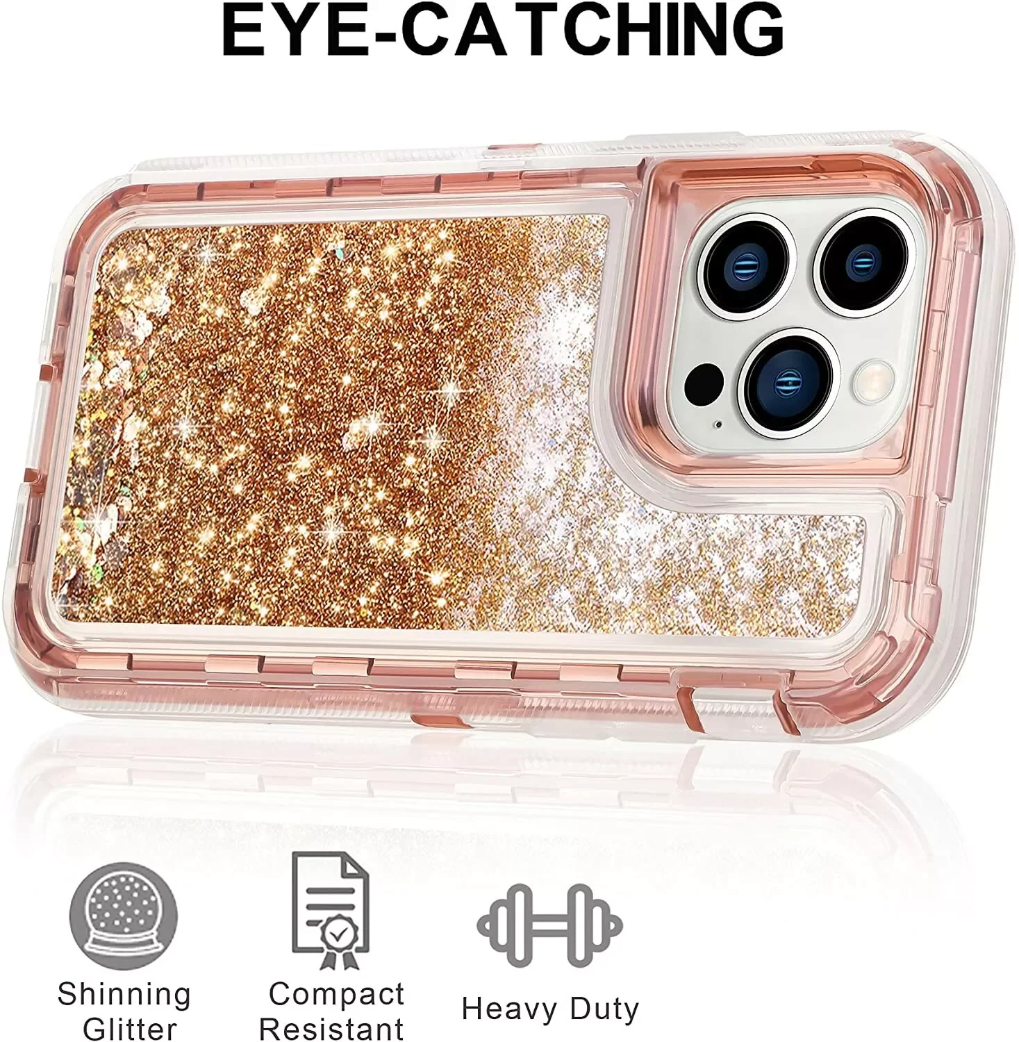 Apple iPhone 6/6S/7/8/Plus/SE 2020 Glitter Clear Transparent Liquid Sand Watering Case - Image 12