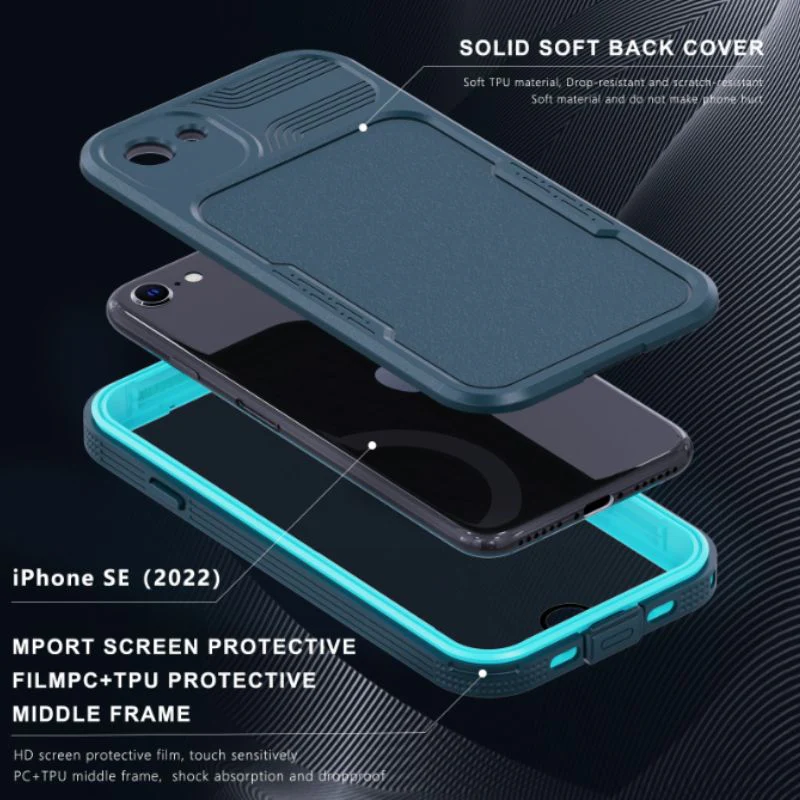 Apple iPhone 7 / 8 / iPhone SE 2 (2020) / SE 3 (2022) - Shellbox Full Covered Waterproof Heavy Duty Tough Armor Case - Image 3