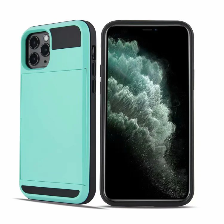 Apple iPhone X/XS/XR/Max Slide Card Holder ShockProof Armor Case - Image 3