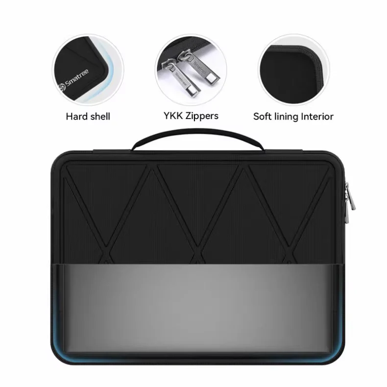Apple MacBook Air & Pro 13” - 16.2” Smatree Hard EVA Shockproof Protective Sleeve Case - Image 4