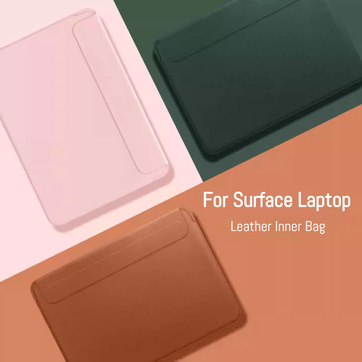 Apple MacBook Air & Pro 13"-17.3" Business Leather Protective Sleeve With Power Bank Bag - Image 2