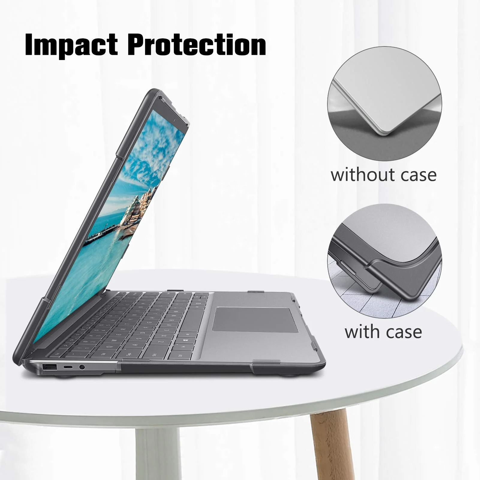 Microsoft Surface Laptop 3/4/5 15" Shockproof Heavy Duty Tough Case Cover - Image 6