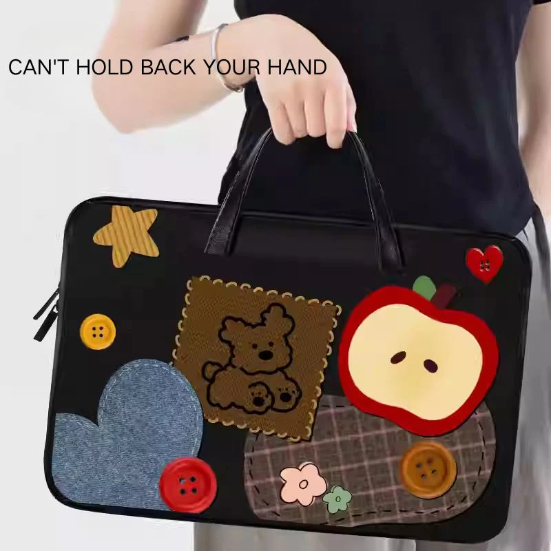 Apple Pro 11-inch 3rd/4th Gen (2021/2022) & Air 4/5 10.9" 4/5th Gen (2020/2022) Multifunctional Cartoon Soft Shockproof Laptop Bag - Image 5