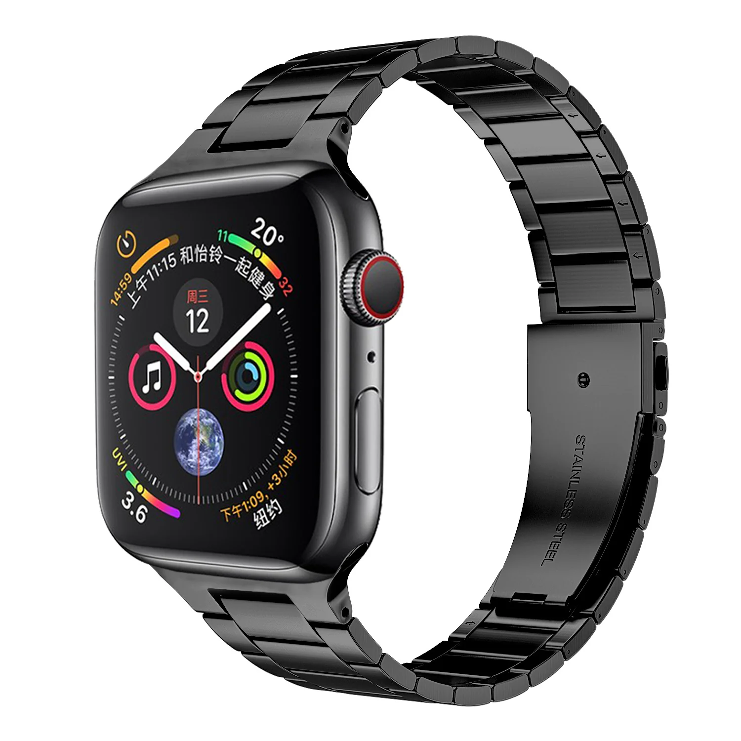Apple Watch Series 1/2/3/4/5/SE/6/7/8 Stainless Steel Watch Band Strap - Image 10
