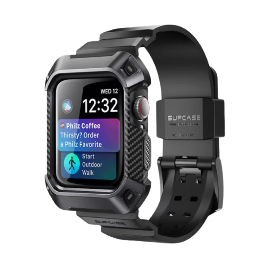 Apple Watch Series 4/5/6/SE/7/8/9 - SUPCASE Embedded Two-in-One Silicone Sweatproof Sports Watch Band - Image 2