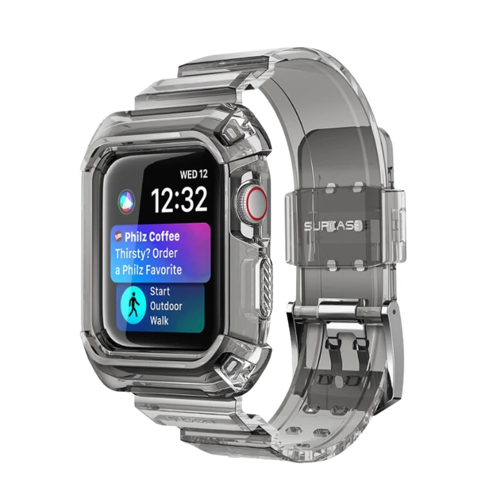 Apple Watch Series 4/5/6/SE/7/8/9 - SUPCASE Embedded Two-in-One Silicone Sweatproof Sports Watch Band - Image 4