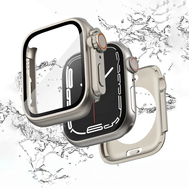 Apple Watch Series 4/5/6/SE/7/8 - Simple Full Cover Shockproof Ultra Waterproof Case