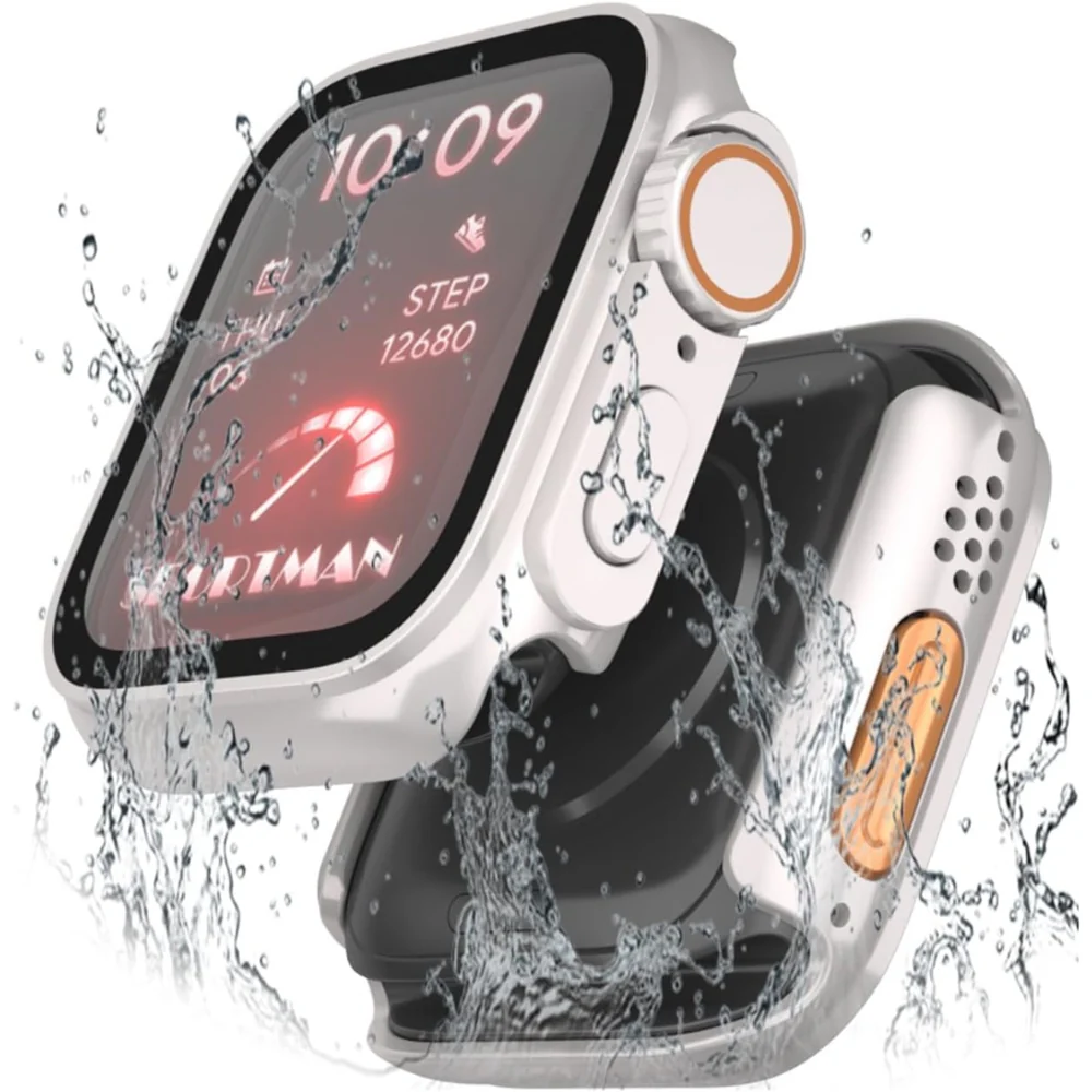 Apple Watch Series 4/5/6/SE/7/8 - Simple Full Cover Shockproof Ultra Waterproof Case - Image 8